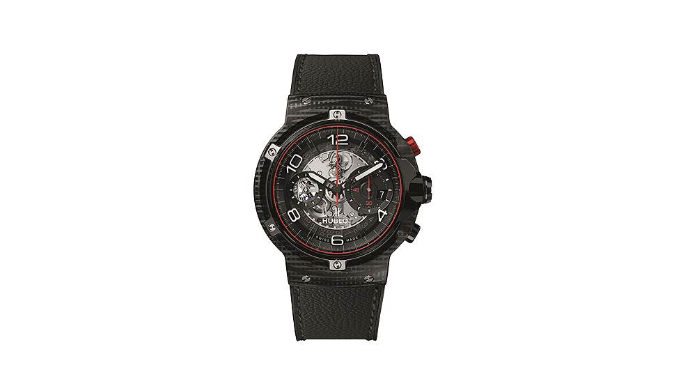 Hublot, часы Classic Fusion Ferrari GT, титан, 45 мм, механизм с автоматическим подзаводом