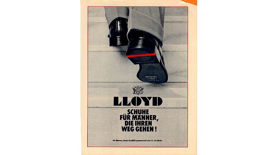 Рекламная съемка из архивов марки Lloyd 