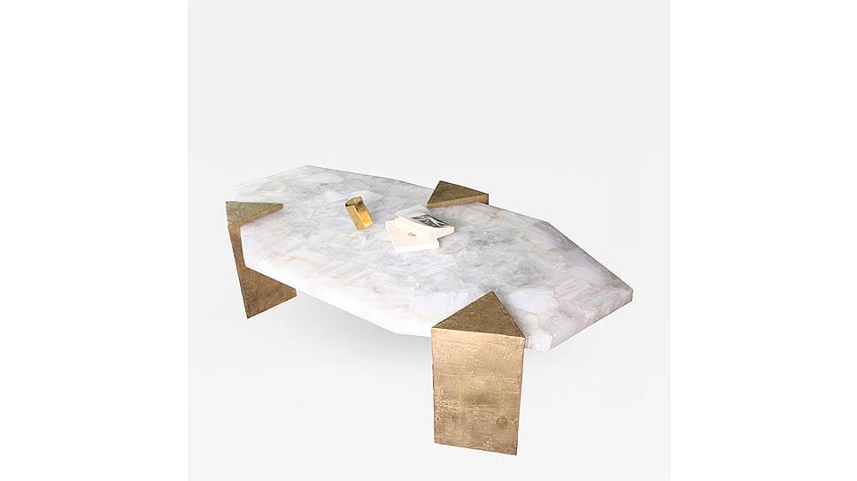 Кофейный столик Crystal Rock дизайнера Жан-Ива Ланвена