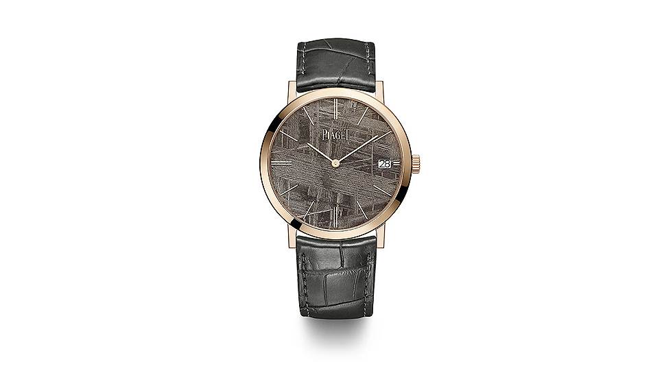 Piaget, часы Altiplano,&lt;/B> 40х6,5 мм, розовое золото, метеорит, механизм с автоматическим подзаводом, лимитированная серия в 300 штук