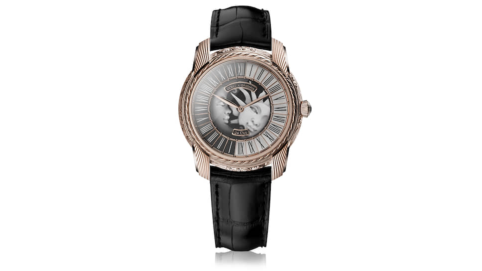 Dolce &amp; Gabbana, часы Venezia, 36 мм, розовое золото, камея, механизм с автоматическим подзаводом
