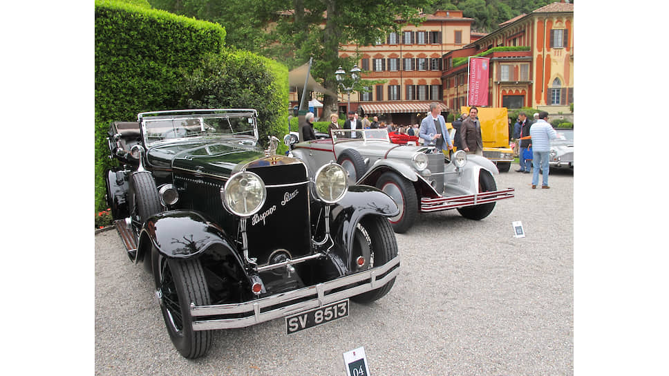 Автомобиль участника конкурса Villa d’Este Concorso d’Eleganza на озере Комо