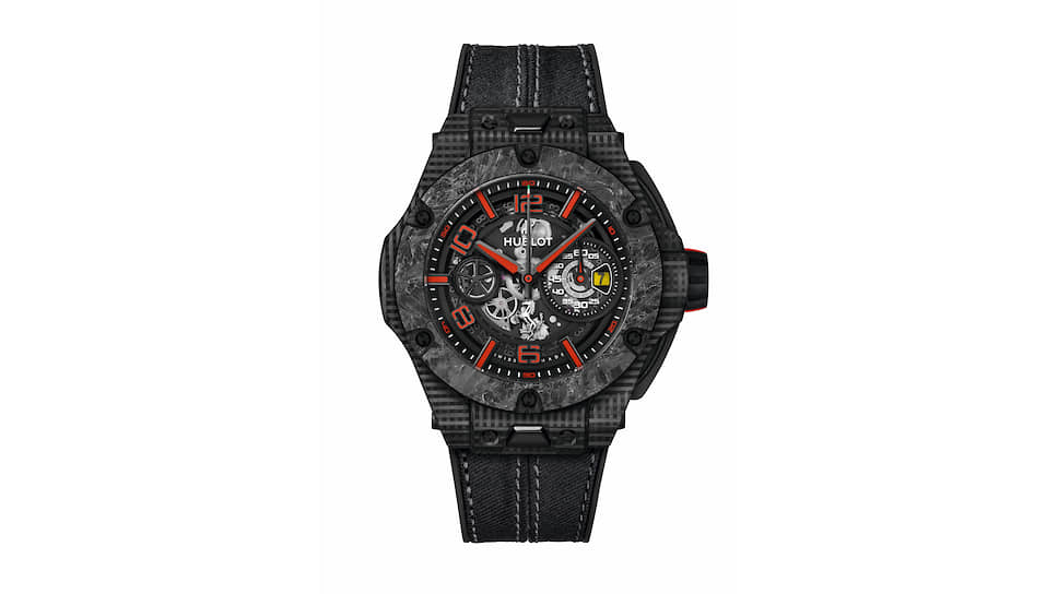 Hublot Big Bang Scuderia Ferrari 90th Anniversary в корпусе из 3D-карбона