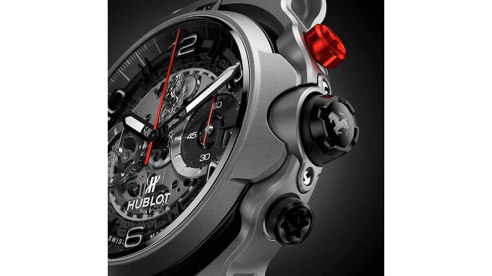 Hublot Classic Fusion Ferrari GT в титановом корпусе