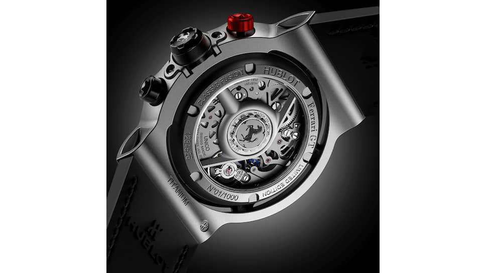 Hublot Classic Fusion Ferrari GT в титановом корпусе