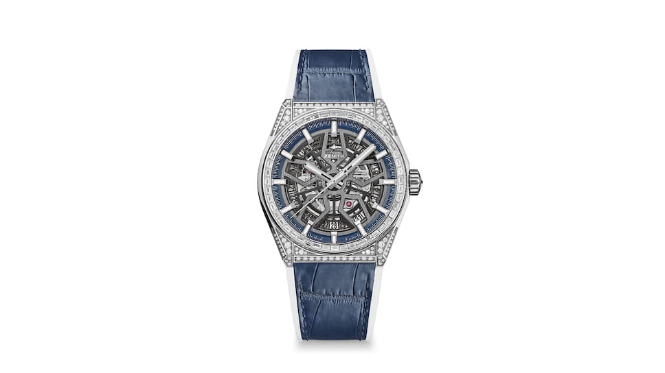 Defy Classic High Jewelry, 41 мм, титан, бриллианты, механизм с автоматическим подзаводом
