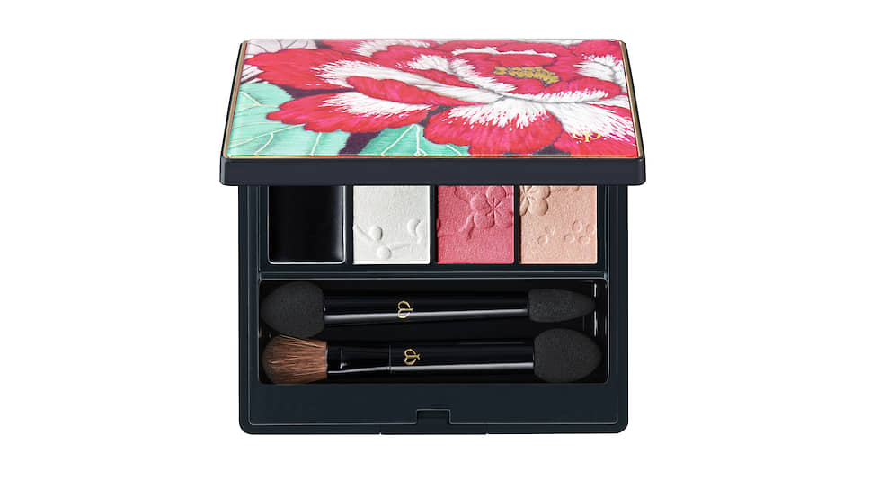 Палитра для макияжа глаз, оттенок Draped In Velvet, Kimono Dream, Cle de Peau Beaute