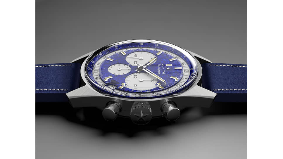 Часы Zenith El Primero A386 вышли в единственном в истории марки платиновом корпусе диаметром 38 мм