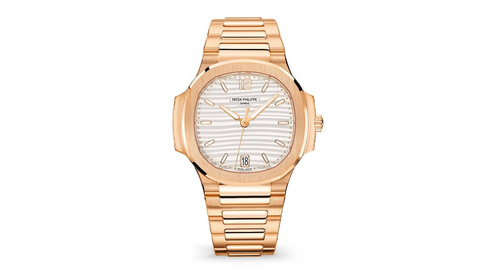 Patek Philippe, часы Nautilus, 35,2 мм, розовое золото, механизм с автоматическим подзаводом