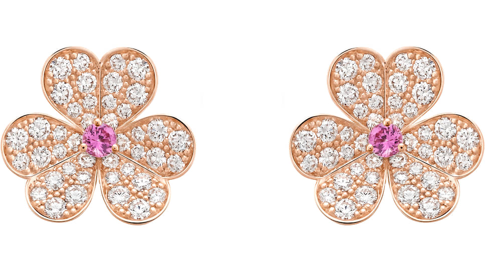 Серьги из коллекции Frivole от Van Cleef &amp; Arpels