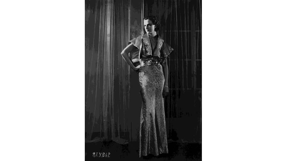 Кутюрное платье Chanel 1934 года