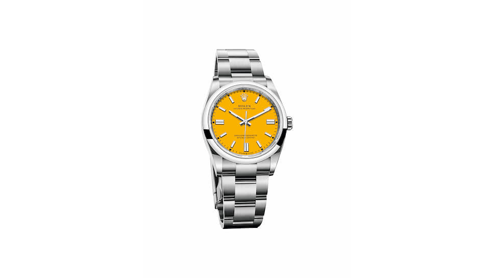 Часы Rolex Oyster Perpetual 36 мм — с цветным циферблатом