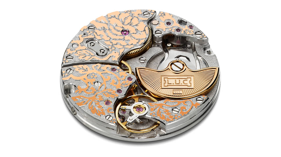 Механизм часов Chopard L.U.C XP Esprit de Fleurier Peony