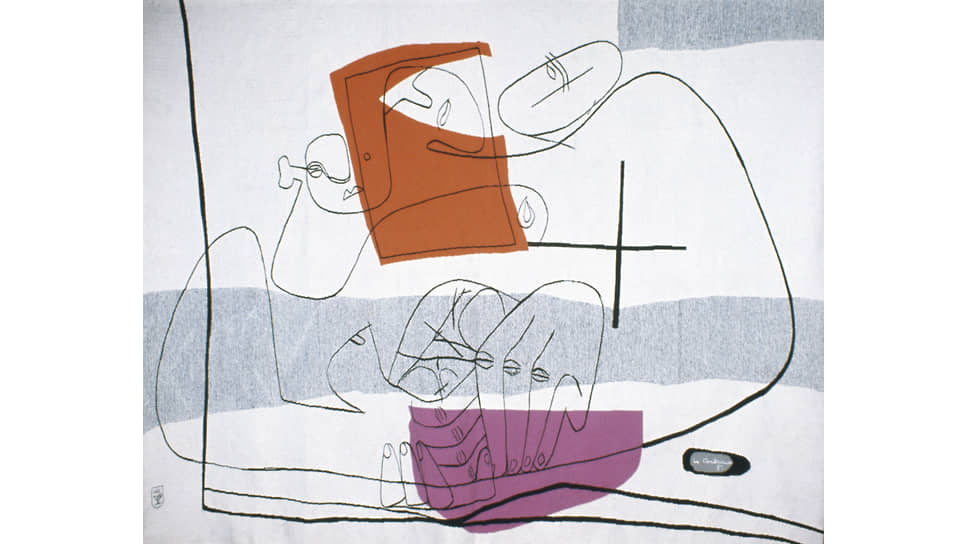 Один из рисунков  Ле Корбюзье, вдохновивший дизайнеров коллекции