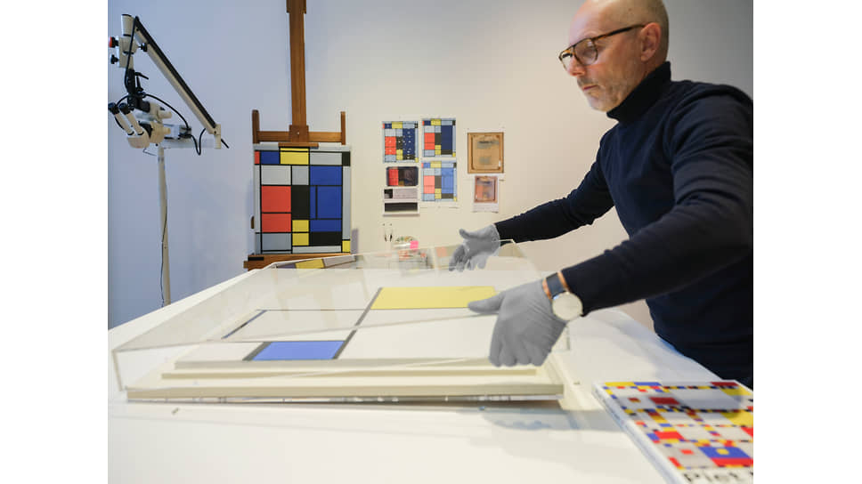 Реставрационные работы в Фонде Бейелер в рамках проекта Piet Mondrian Conservation Project с брендом La Prairie 