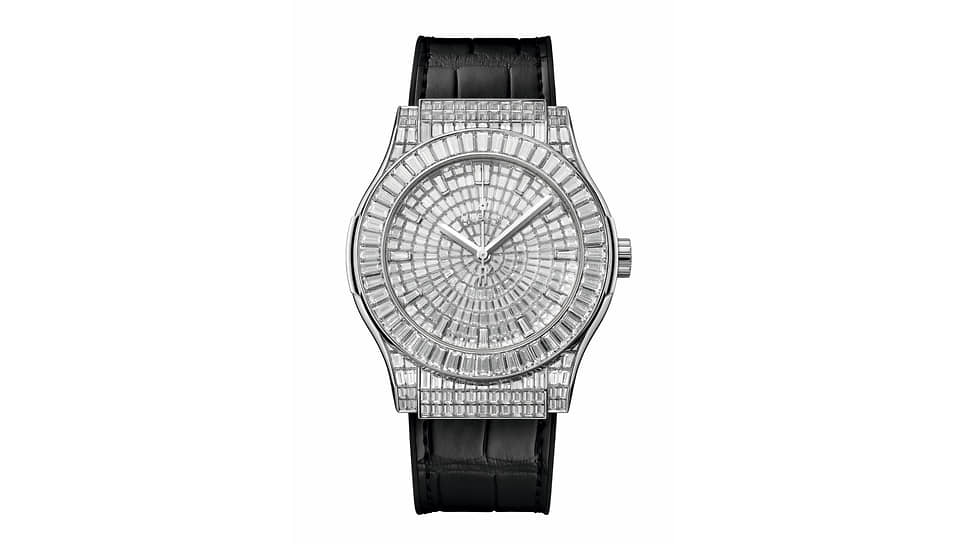 Classic Fusion High Jewellery, 45 мм, белое золото, бриллианты, механизм с автоматическим подзаводом, запас хода 50 часов