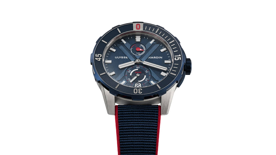 Ulysse Nardin Diver X Nemo Point в титановом корпусе 44 мм. Мануфактурный механизм с автоматическим подзаводом UN-118 с запасом хода 60 часов. 300 экземпляров