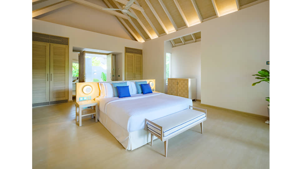 В номере отеля Baglioni Resort Maldives