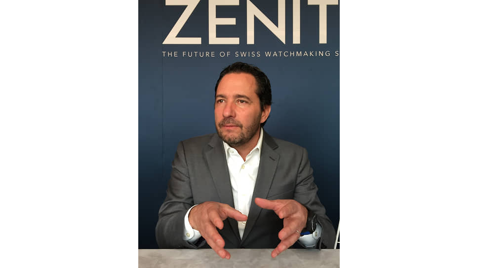 Генеральный директор  Zenith Жюльен Торнар