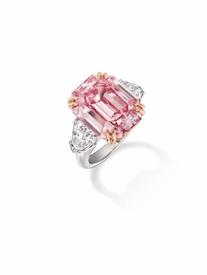 Кольцо Harry Winston с розовым бриллиантом Winston Pink Legacy