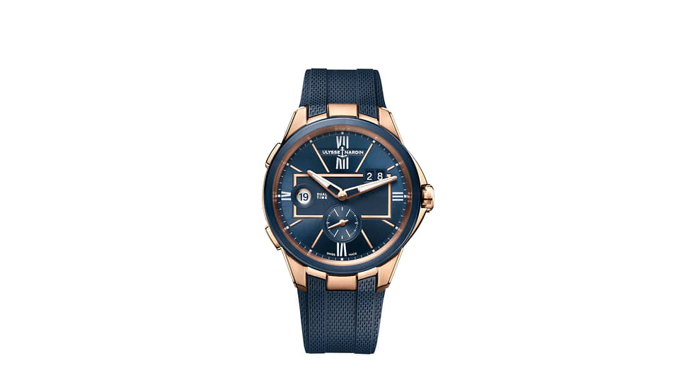 Dual Time Rose Gold, корпус 42 мм из розового золота, калибр UN-24