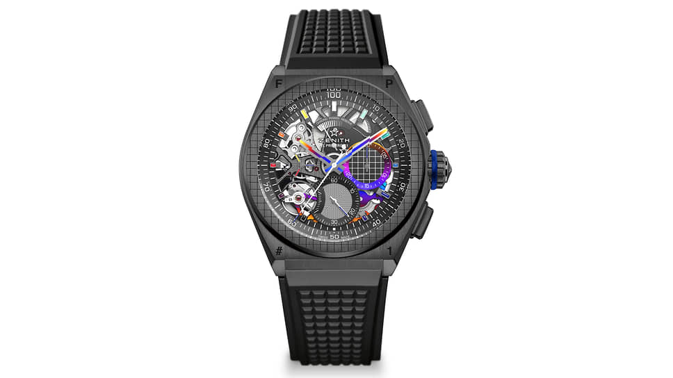 Zenith Defy 21 Felipe Pantone. Корпус из черной керамики. 100 экземпляров