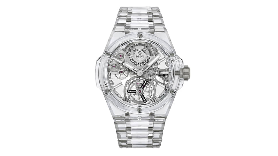 Hublot Big Bang Integral Tourbillon Full Sapphire. Корпус из сапфирового стекла. 30 экземпляров