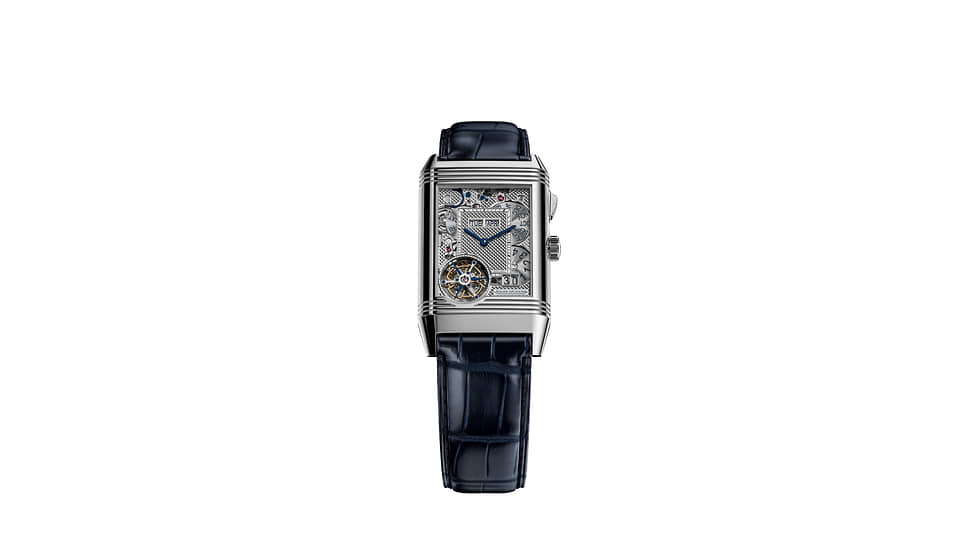 Jaeger-LeCoultre Reverso Hybris Mechanica Calibre 185 Quadriptyque. Первые в мире наручные часы с четырьмя отдельными функциональными циферблатами: два расположены на сторонах вращающегося корпуса, два — на сторонах его основы