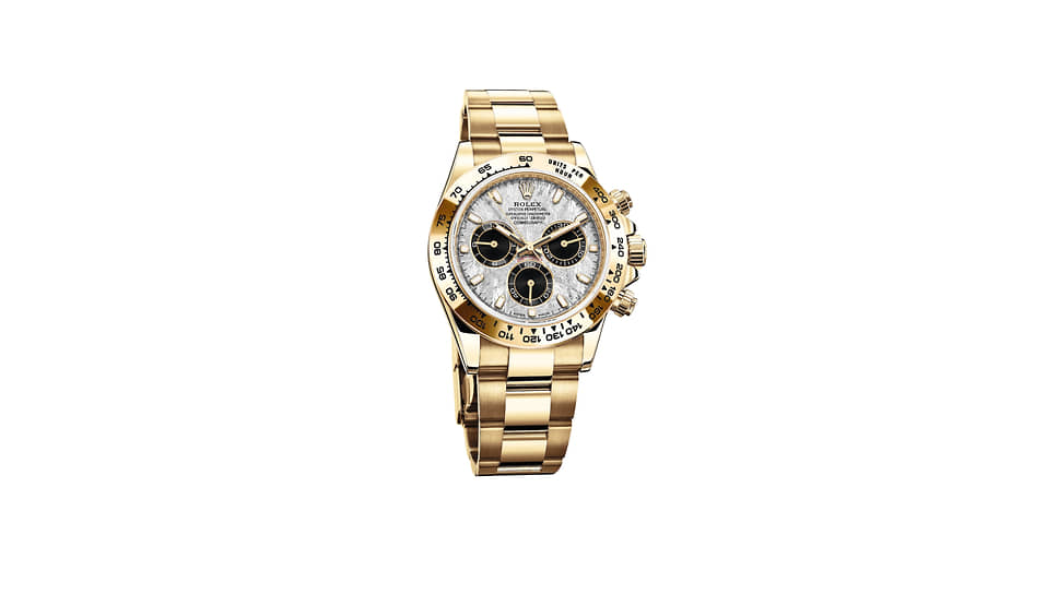 Rolex Oyster Perpetual Cosmograph Daytona. Корпус 40 мм из желтого золота, циферблат из метеорита