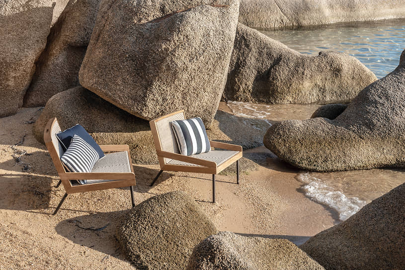 Кресла из коллекции outdoor Allaperto Nautic, дизайн Маттео Туна и Антонио Родригеса, Ethimo