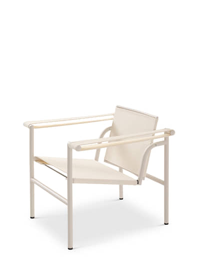 Кресло LC1 outdoor, дизайн Ле Корбюзье, Шарлотты Перриан и Пьера Жаннере, Cassina