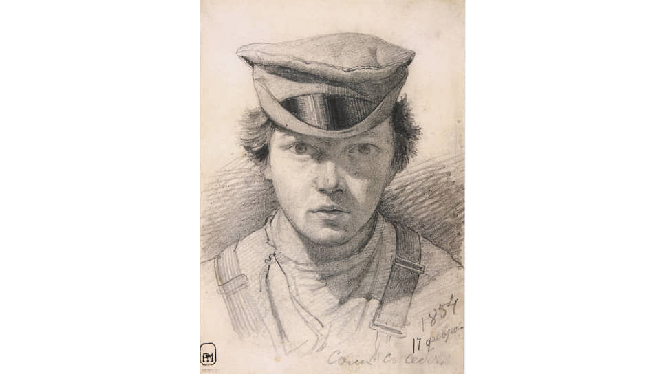 Иван Шишкин. «Автопортрет», 1854