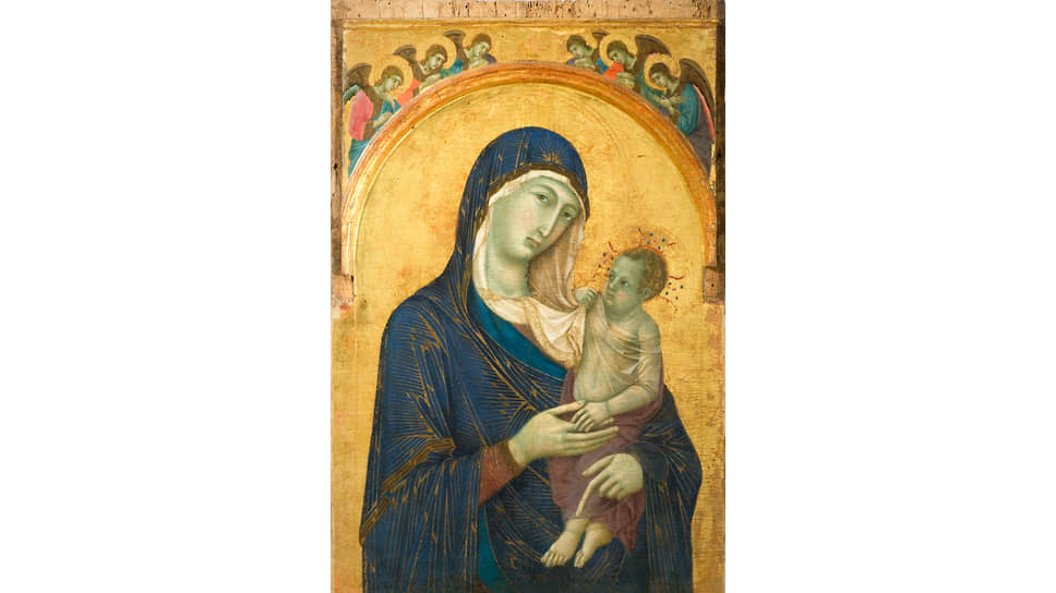 Дуччо ди Буонинсенья, «Мадонна с Младенцем», 1300-1305