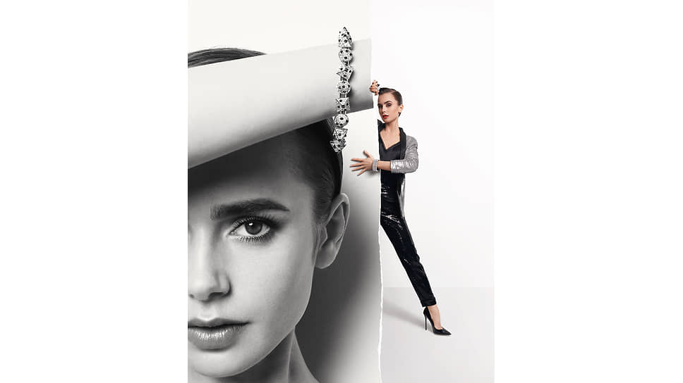 Актриса Лили Коллинз в рекламной кампании Clash [Un]limited