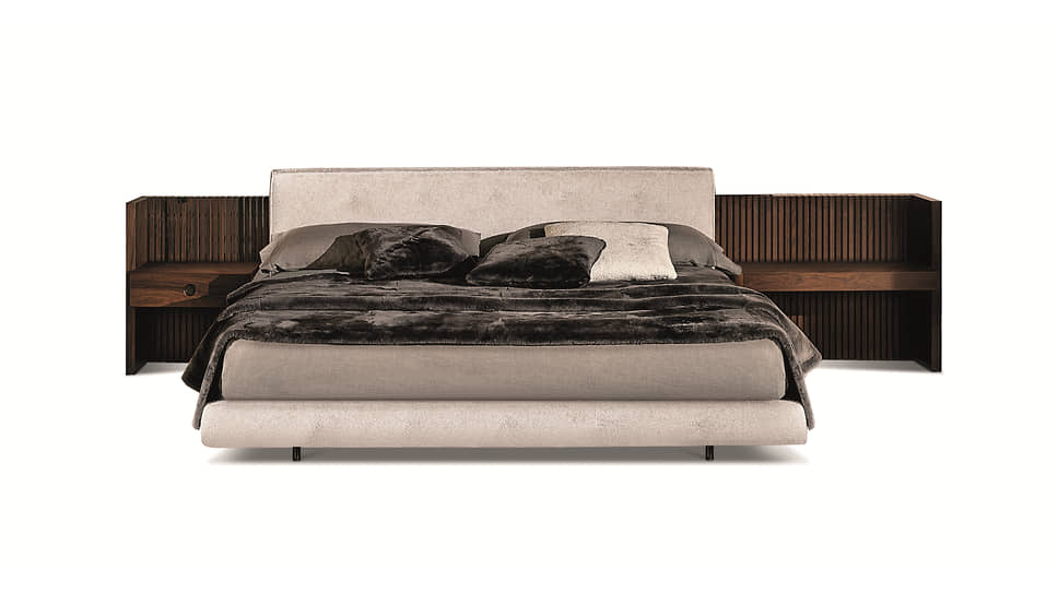 Кровать из линейки мебели Brasilia от Minotti