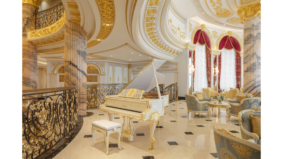 Интерьеры отеля Raffles The Palm Dubai