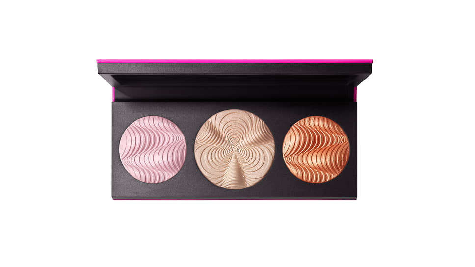 Палетка хайлайтеров Step Bright up Extra Dimension Skinfinish Palette, оттенок Light, коллекция Hypnotizing Holiday, M.A.C