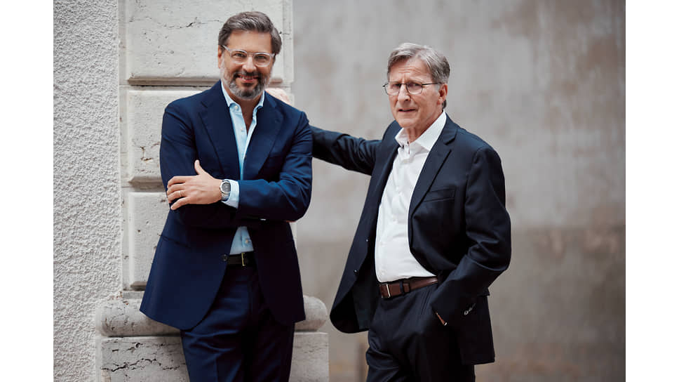 Рулевые марки Parmigiani Fleurier: генеральный директор Гвидо Террени (слева) и основатель Мишель Пармиджани
