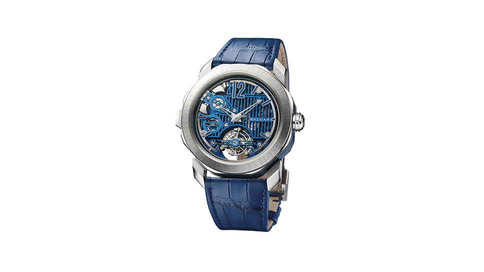 Octo Roma Blue Carillon Tourbillon, 44 мм