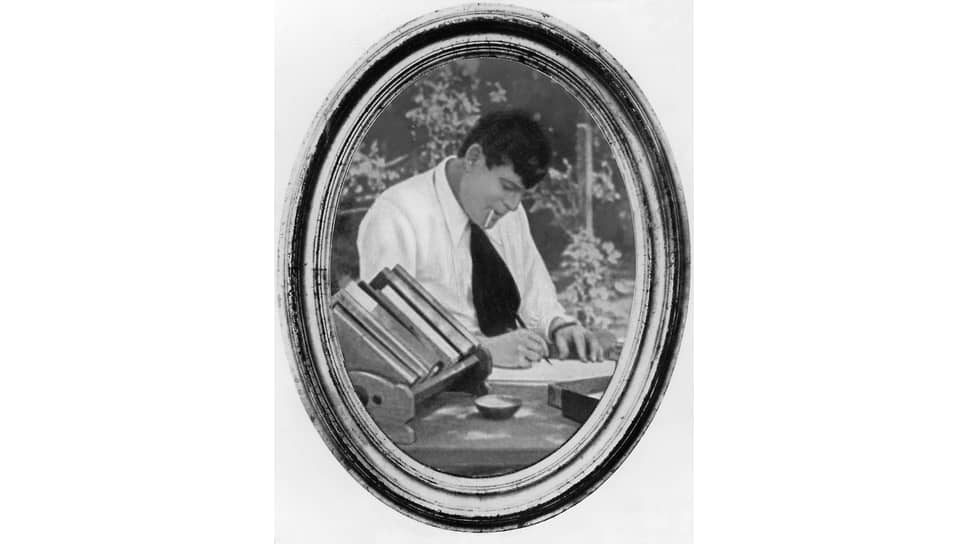 Портрет журналиста и писателя Джека Лондона. Художник Джон Гриффит. 1918 год