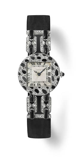 Часы Cartier с мотивом пантеры 