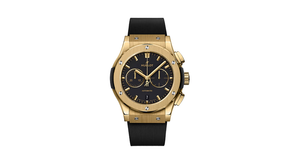 Classic Fusion Chronograph, 42 мм, желтое золото, механизм с автоматическим подзаводом, запас хода 42 часов, водонепроницаемость 100 м
