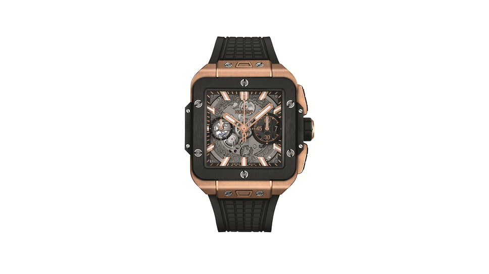 Hublot Square Bang Unico King Gold Ceramic