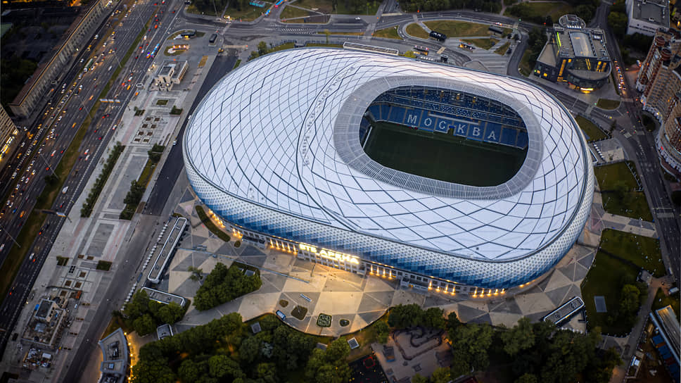 Вид на «ВТБ Арена — Центральный стадион «Динамо»