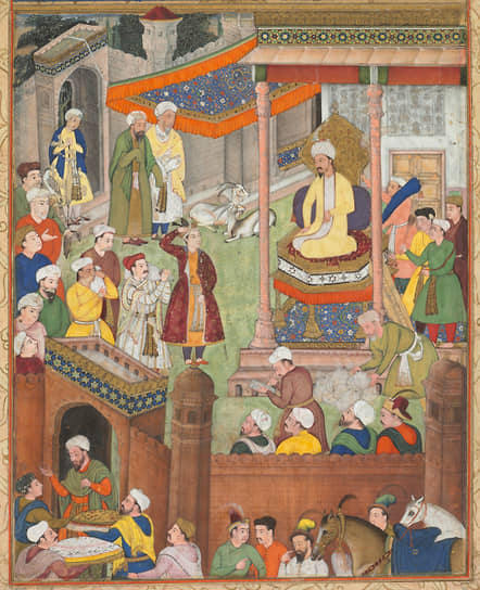 После победы над войсками делийского султана Ибрахи-мшаха Лоди в битве при Панипати
в 1526 году правитель Кандагара султан Бабур стал обладателем богатых трофеев (в том числе
бриллианта «Кохинур»)