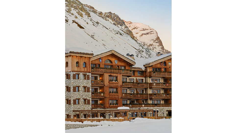 Вид на отель Airelles Val d’Isere