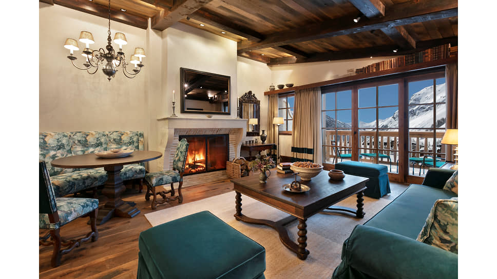 Интерьеры отеля Airelles Val d’Isere