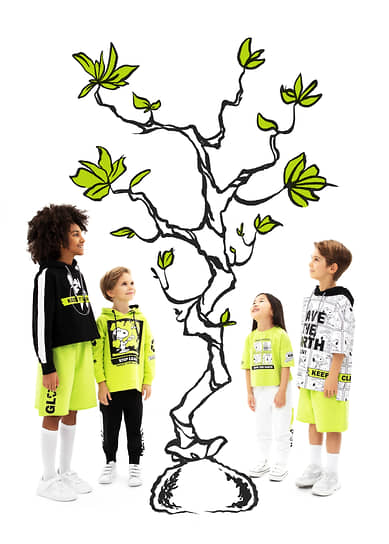 Детская одежда из капсульной коллекции «Сохрани лес» от бренда Gulliver