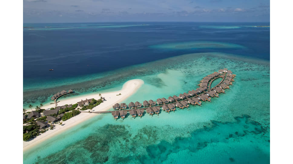 Вид на отель Cora Cora Maldives