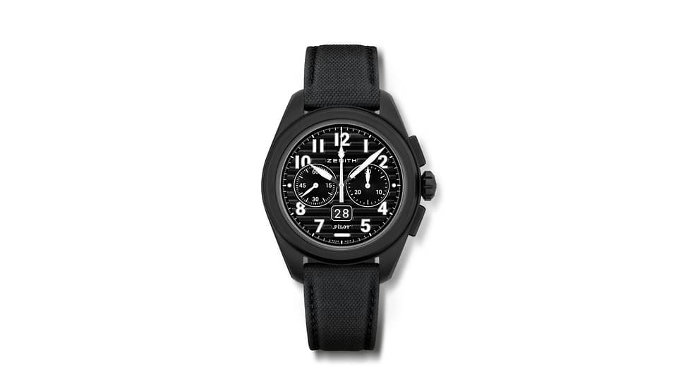 Zenith Pilot Big Date Flyback Ceramic